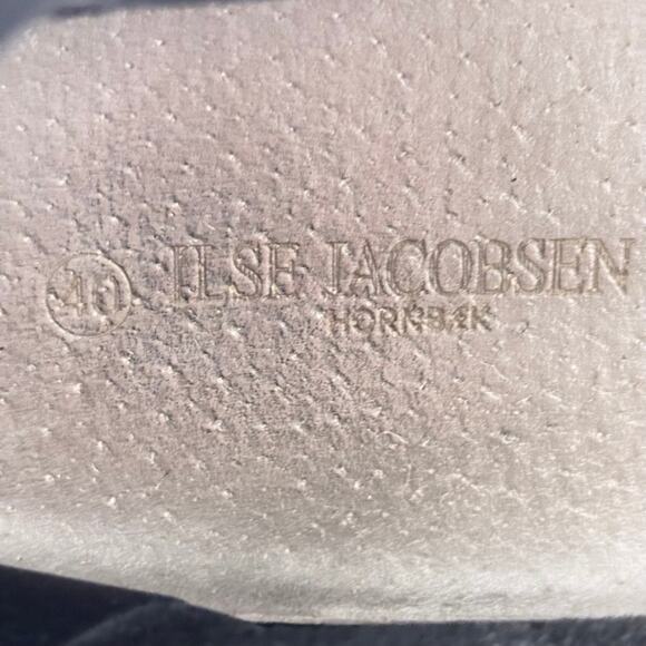 Ilse Jacobsen Tulip Front Zip Gray Suede Boots 40 (9.5-10) Futuristic Modern - Picture 7 of 12